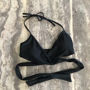 Aerie Wrap Scoop Bikini Top